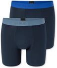 Schiesser Herren 2PACK Long Boxershorts Baumwolle - 95/5 Multipacks