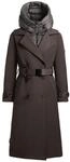 khujo Elena Elena2 Damen Wintermantel Trenchcoat Steppmantel Winterjacke