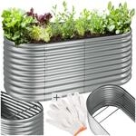 tectake&reg; Hochbeet Metall, Hochbeete-Kit f&uuml;r Beet, Hochbeet Garten, wetterfest,