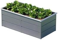 GFP Primeyard Lilly Hochbeet aus feuerverzinktem Stahl 200x100x78 cm &ndash; ergonomisch,