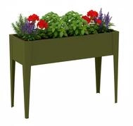 WESTMANN Vedura M Metall Balkon Hochbeet 100x30x80 cm Stahl Pflanzbeet