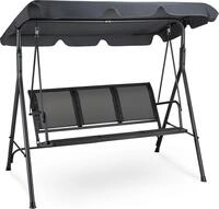 Luverno Hollywoodschaukel 3-Sitzer f&uuml;r den Garten &ndash; Wetterfeste...