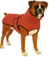 Flamingo Hundemantel Winter &ndash; Iglu Rot &ndash; XL 55cm &ndash; Isothermische Innenschicht
