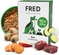 FRED Hundefutter REH mit S&uuml;&szlig;kartoffeln 10 x 390 g I Monoprotein Nassfutter mit