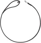 Hunter Hundef&uuml;hrleine SOHO Round MINI, Farbe: schwarz, Rindsleder, mit Handschlaufe,