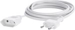 Sygonix SY-5042684 Verl&auml;ngerungskabel 2,5 A wei&szlig; 2,00 m H03VVH2-F 2 x 0,75...