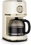Klarstein Victoria Filterkaffeemaschine &ndash; Kaffeemaschine mit Retro-Design, 1,5 L