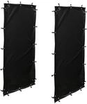 QUICK STAR Wetterschutz Set Seitlich 66 x 108 cm, 2 Seiten f&uuml;r Kaminholzregal...