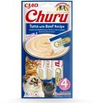 INABA Churu Puree Katzenleckerlis Creamy Snacks, Hochwertige Proteine mit...