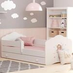 Kids Collective Kinderbett 70x140cm mit Matratze Schublade Lattenrost &
