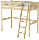 Erst-Holz&reg;Hochbett Kieferholzbett Stockbett 90x200 aus Kiefer mit w&auml;hlbarem