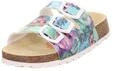 Superfit M&auml;dchen Fussbettpantoffel Hausschuhe 1-800113 Sandale, Gr&uuml;n Mehrfarbig