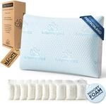 Memory Foam Nackenkissen - Kopfkissen 40x80 h&ouml;henverstellbar - Ergonomisches