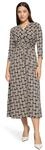 Betty Barclay Damen 1804/1792 Kleid, Cream/Black, 42