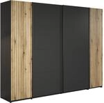 trendteam smart living - Esteban - Kleiderschrank - Anthrazit/Evoke Eiche -
