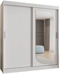 MEBLE KRYSPOL Lucy 180 Kleiderschrank mit Zwei Schiebet&uuml;ren f&uuml;r Schlafzimmer...