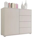 Mirjan24 Kommode mit 4 Schubladen Gesita K1D4SZ 100, Diele, Flur, Highboard,