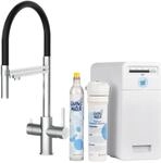 Living Water Sprudel-Wasserhahn mit Kohlens&auml;ure, Untertisch-Trinkwassersystem mit