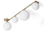 LEDKIA LIGHTING - Deckenleuchte Amatler | 4 Strahler aus Metall & Glas | F&uuml;r