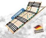 Coemo 7 Zonen Lattenrost DR&Ouml;MSON - Kopfteil verstellbar, 28 Leisten...