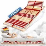 Coemo Lattenrost Ruby K 90 x 200 cm 7-Zonen 28 Leisten Kopfteil und H&auml;rtegrad