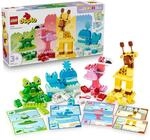 LEGO DUPLO Wir Bauen Tiere - Lernspielzeug zum Sortieren von Formen und Farben f&uuml;r