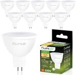 Lumiled 230V GU5.3 LED Lampen Leuchtmittel Spot 10 St&uuml;ck Set, MR16 8W...
