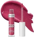 Wet n Wild Mega Glitter Shimmer Liquid Lipstick, Glitzer Lippenstift, Leichte Formel