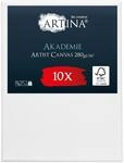 Keilrahmen Leinwand zum Bemalen 30x40 cm &ndash; Artina FSC&reg; 10er Set bespannte