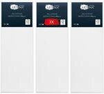 Keilrahmen Leinwand zum Bemalen 50x150 cm &ndash; Artina FSC&reg; 3er Set bespannte