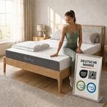 Arensberger Matratze Anna 80x200cm H&ouml;he 13cm | NANOCELL&reg; Gel-Schaum |...