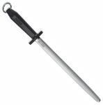 Wetzstahl 30 cm oval Feinzug - Dick Eurocut, Schwarz