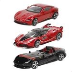 Bburago - Geschenkpaket 3 Ferrari R&P - 3 Modellautos 1:43 legend&auml;rer Fahrzeuge
