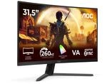 AOC C32G42ZE 32 Zoll Curved, FHD Gaming Monitor, 260Hz, VA Panel, 4ms GtG, HDR10,