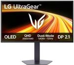 LG Ultragear&trade; 27GX790B-B 27 Zoll QHD OLED Gaming-Monitor, 540Hz/720Hz Dual Mode,