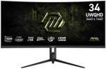 MSI MAG 342CQRFDE E20・LED-Monitor・Gaming・gebogen・86.4 cm (34")