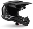 CASCO Cross Alpinestars S-M3 Solid ECE06 - S, Black Gloss 1180