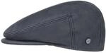 LIERYS Lederflatcap Schirmm&uuml;tze Used Look Waxed Made in Italy Damen und Herren
