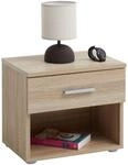 CARO-M&ouml;bel Nachttisch Nachtschrank Nachtkommode Mary Sonoma Eiche, 42 x 38 x...