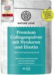 NATURE LOVE&reg; Premium Collagen Pulver mit Hyalurons&auml;ure und Elastin - 500g Kollagen