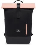 Johnny Urban Rolltop Rucksack Damen & Herren Schwarz Rosa - Luca Medium -...