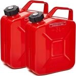 BW&reg; Benzinkanister Metall 2x 5 Liter mit Schraubverschluss -...