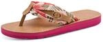 Tamaris Damen Zehentrenner Pantolette flach, rosa, 37 EU