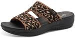 Jana Coshy Original &ndash; Die Hallux-freundliche Pantolette 8-27270-43 beige Leo
