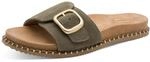 Tamaris Comfort Damen Mule Flat MultiAdjustable SAGE Suede 37
