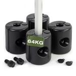 Sekey Pavillon Gewichte 4er Set &ndash; bis 64 kg Wasser- & sandbef&uuml;llbar,...