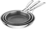 ZWILLING Peak Bratpfannen-Set 3-teilig (20, 24, 28 cm), Edelstahl,