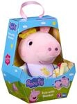 Peppa Pig Baby Evie mit Decke, Pl&uuml;sch Vorschulspielzeug, Kuscheltier Baby...