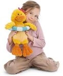 NICI Kuscheltier Ente Pooline 35cm mit Schwimmreifen - gelb - 62898 | Stofftier aus