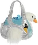 AURORA, 60903 - Luxe Boutique Fiona Swan Fancy Pal, blau und Silber, Pl&uuml;schtier